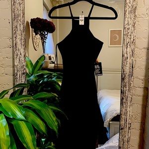 Brand new express black midi dress with tags